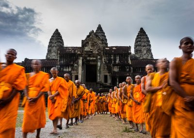 Viseak Bochea at Angkor Wat by Régis Binard