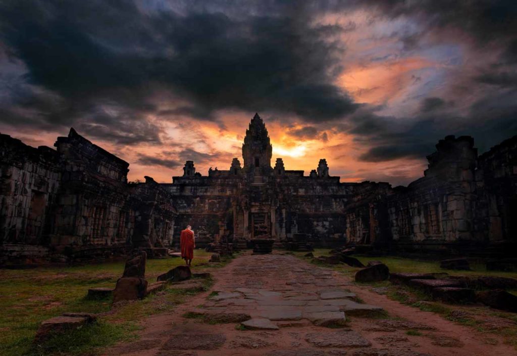 Bakong at sunset