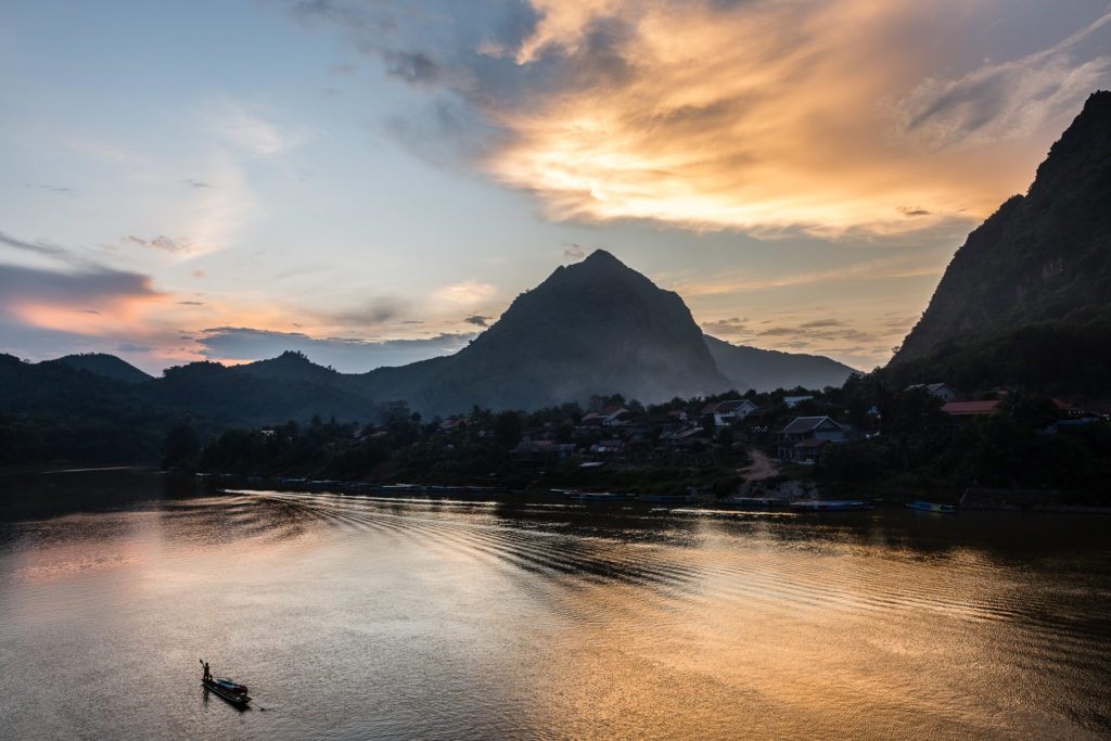Sunset in Nong Khiaw