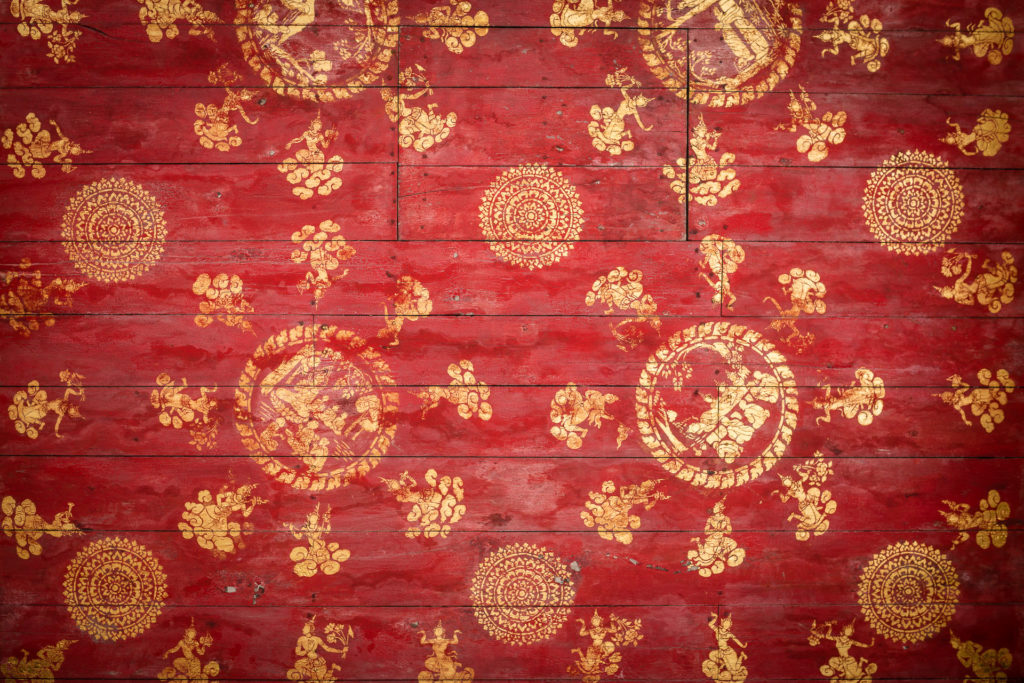 Ceiling of Monastery in Luang Prabang