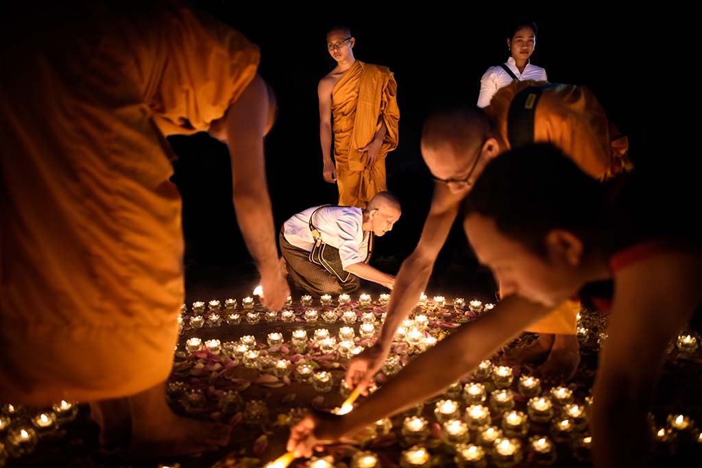 Cambodian Monks during the Water Festival