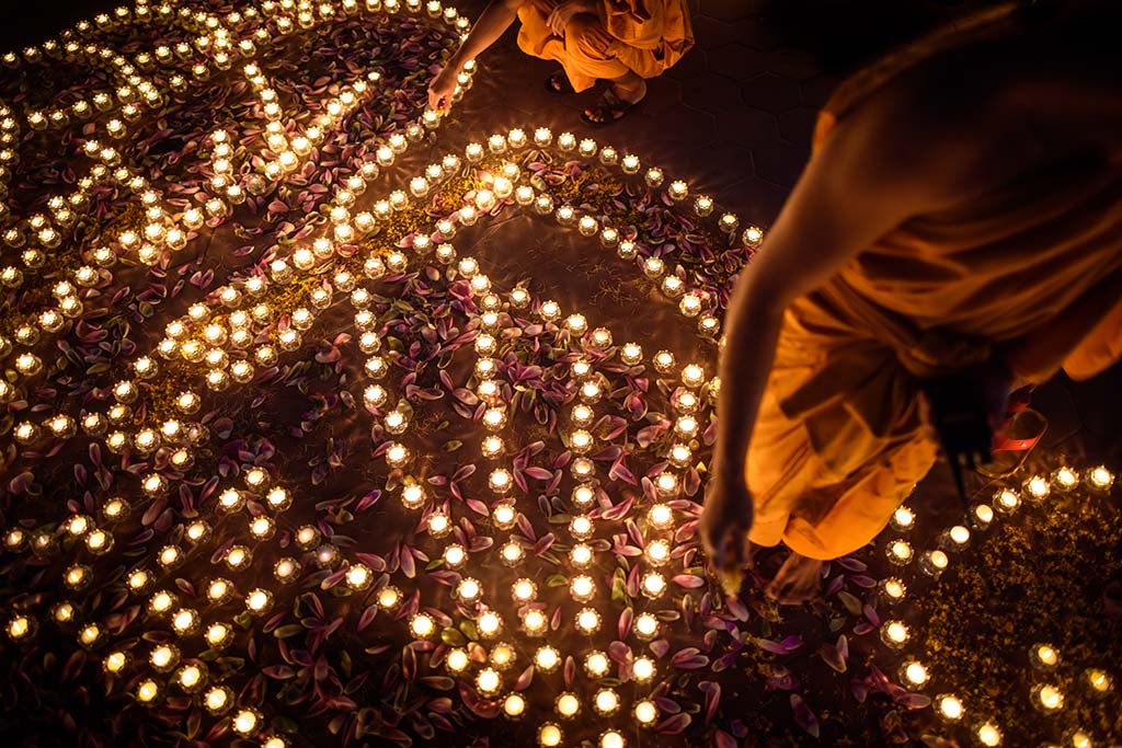 Cambodian Monks during the Water Festival