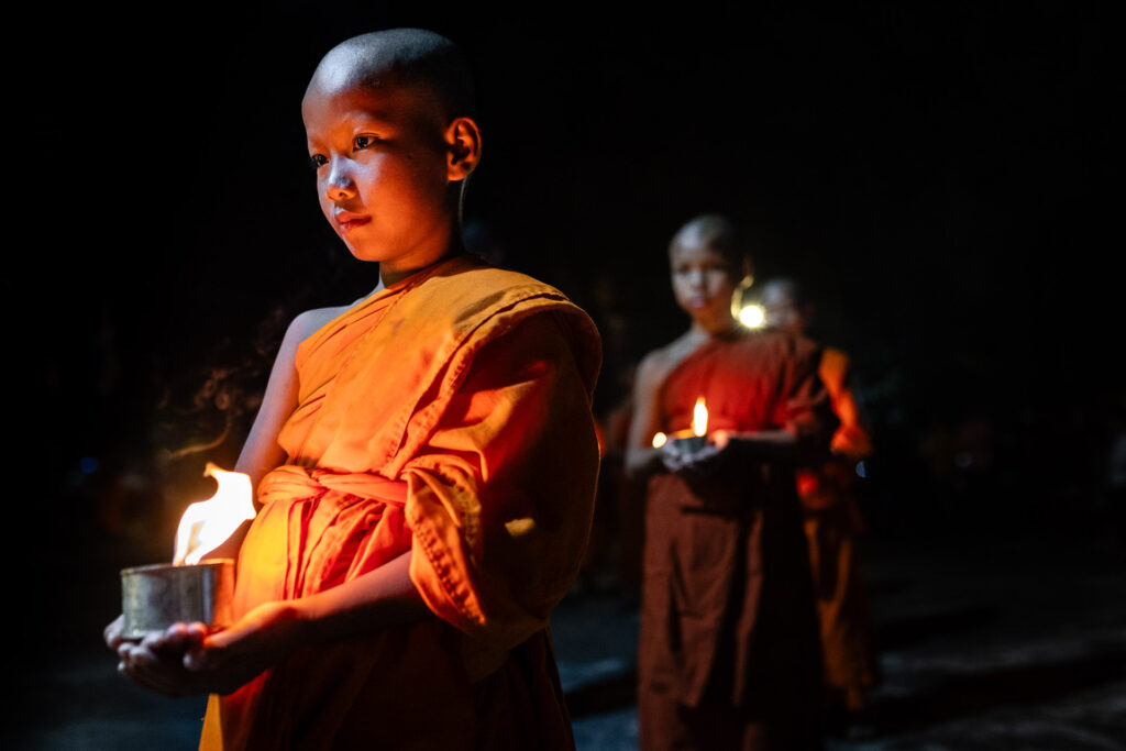Cambodian Monks during the Water Festival