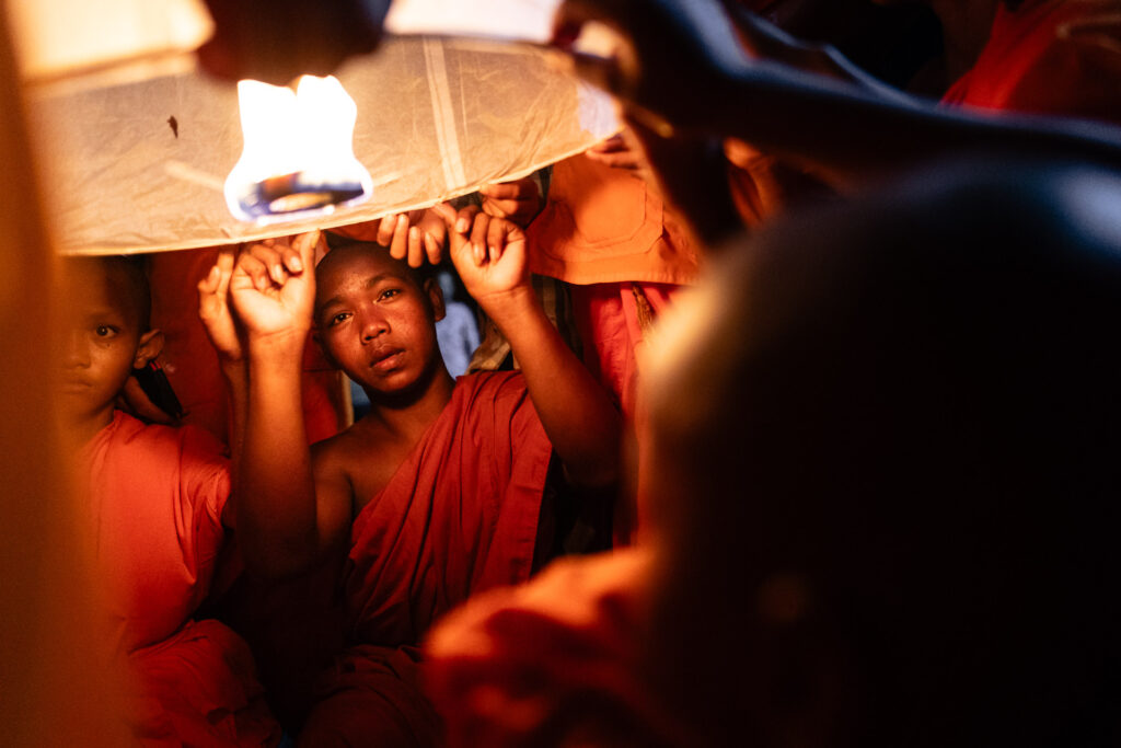 Cambodian Monks during the Water Festival