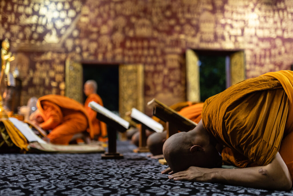 Monks in Luang Prabang