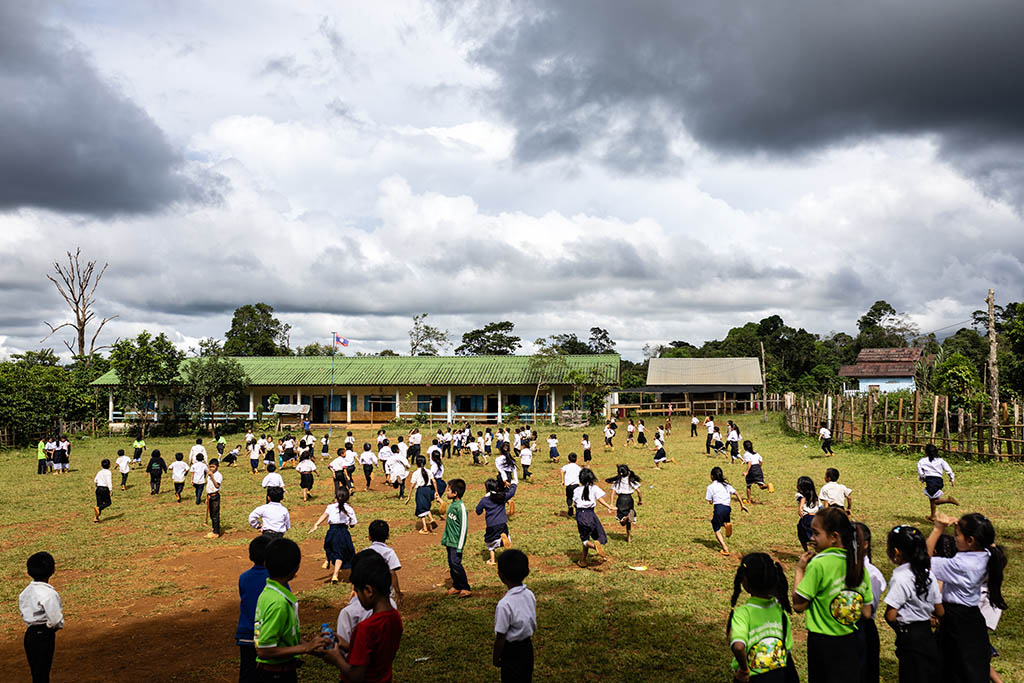 Public school of Maisaysomboune, Paksong, supported and financed by CPC
