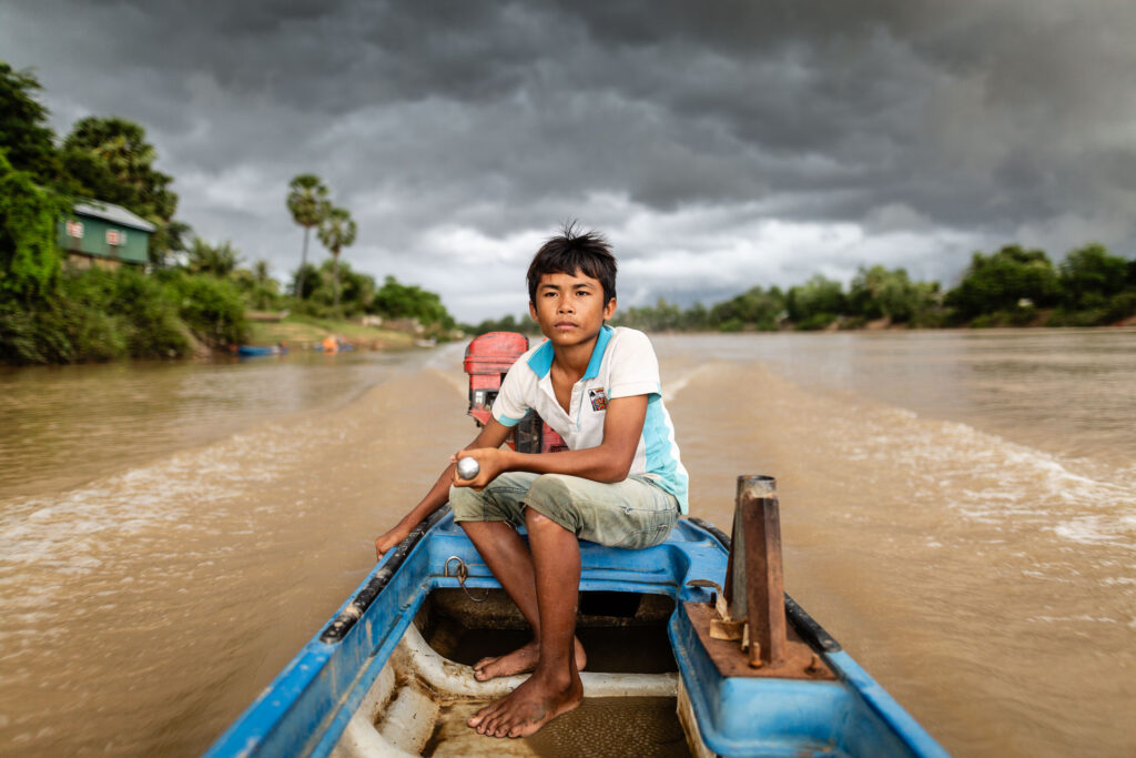 Rainy season and its clouds in Cambodia