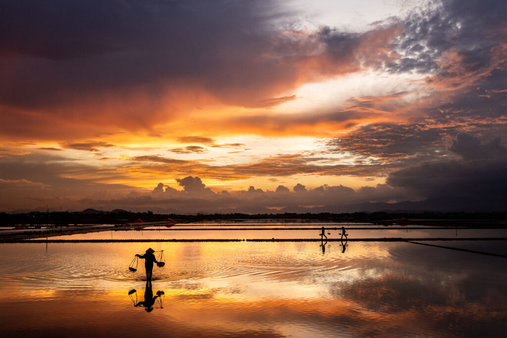 Sunset in Central Vietnam