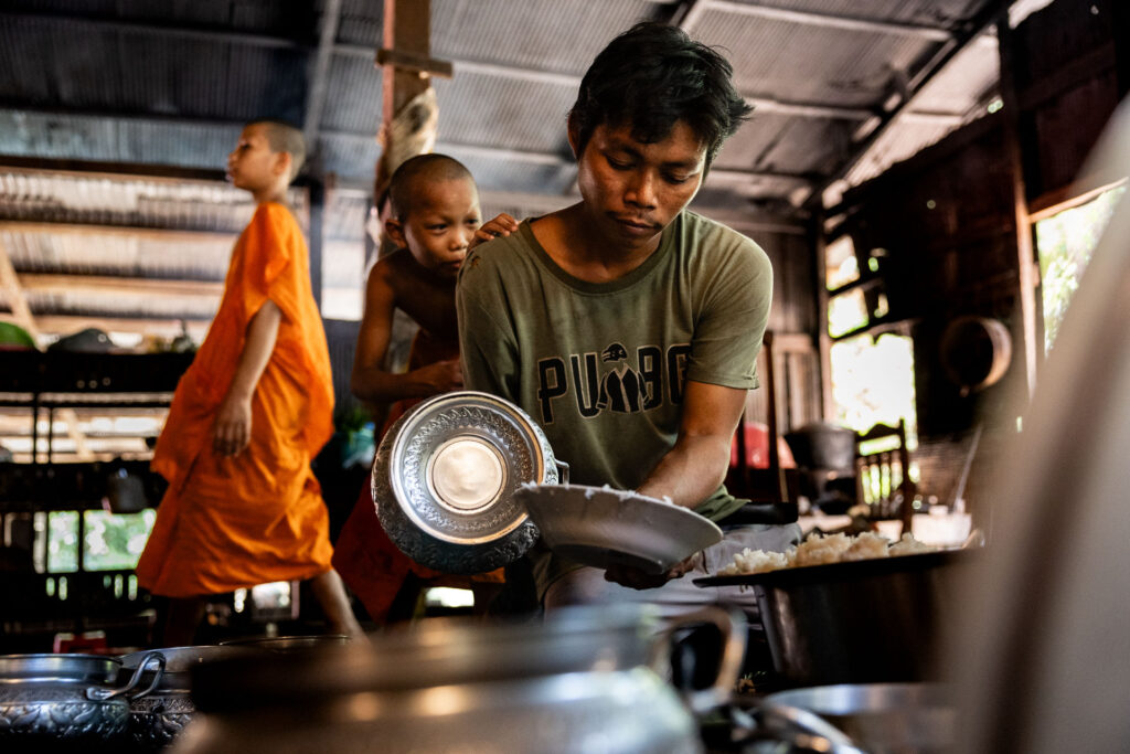 Daily life in a monastery