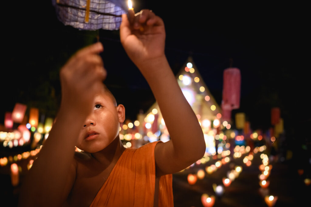 the Festival of Light in Luang Prabang