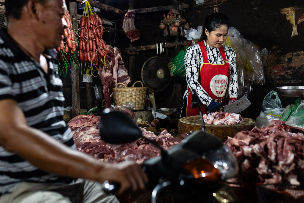 Wet Market in Siem Reap