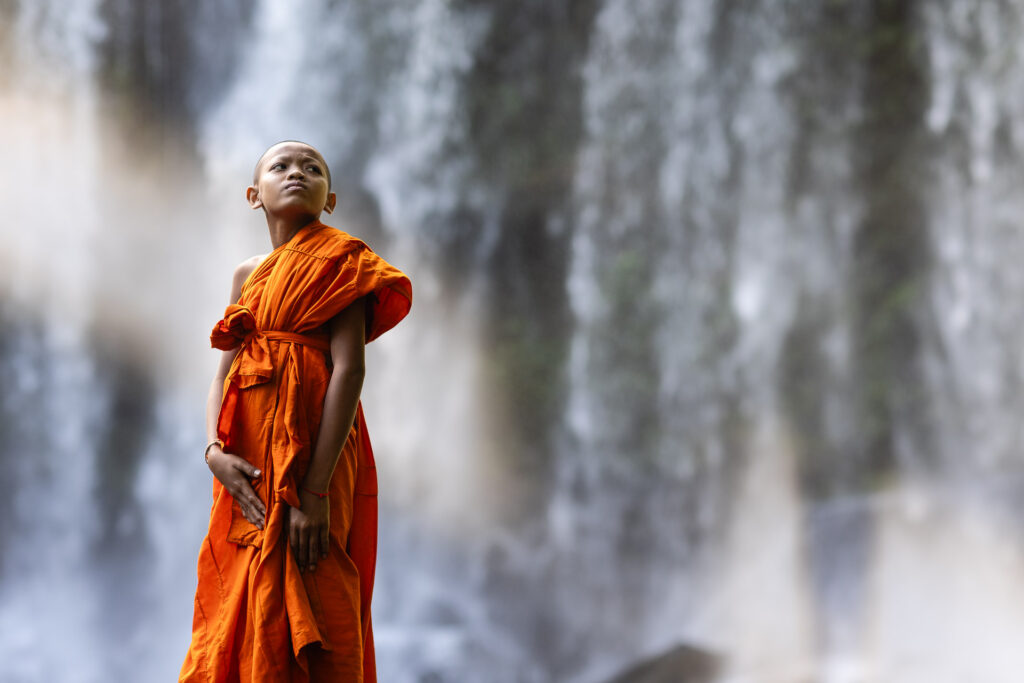 A young monk met at Kulen on 22 November 2024