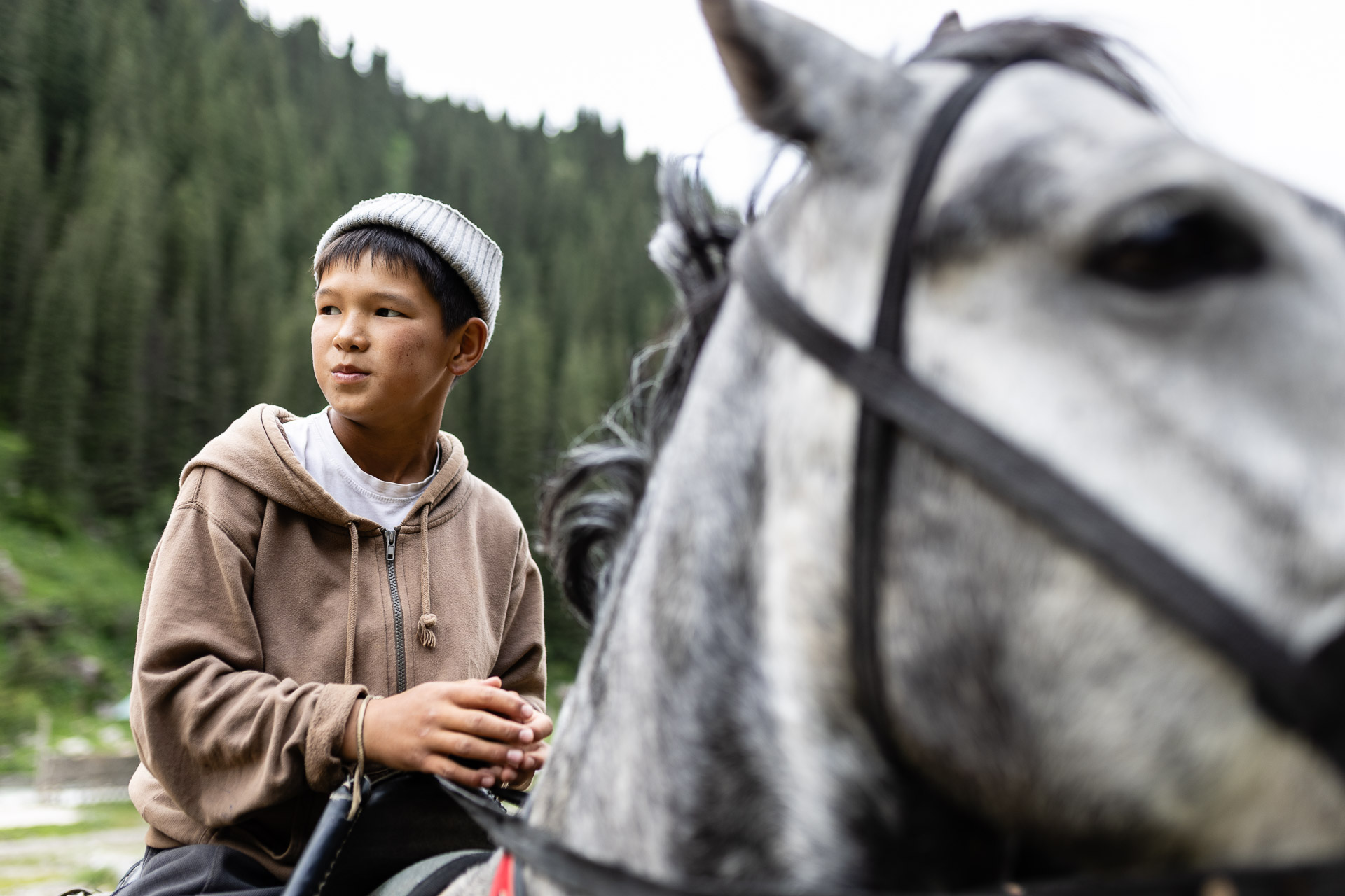 Young Kirgiz rider Young Kirgiz rider