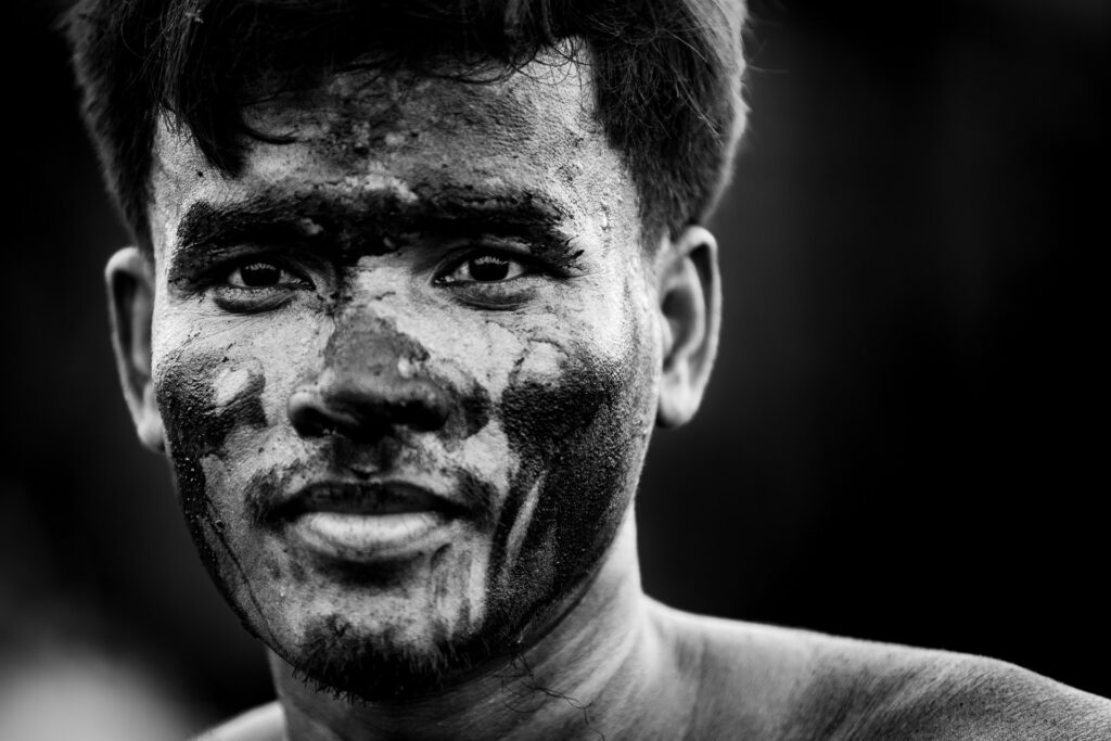 Portrait of a khmer worker
