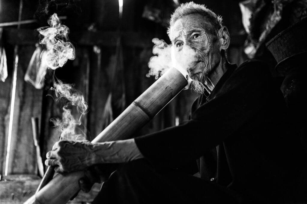 85 years old Hmong in Laos